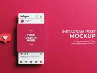 Instagram post mockup
