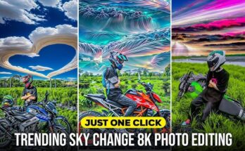 trending sky change 16k photo editing tutorial